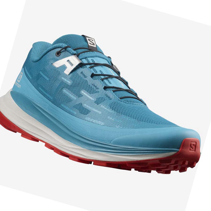 Chaussures Trail Running Salomon ULTRA GLIDE Homme Turquoise | SCNDIVB-01