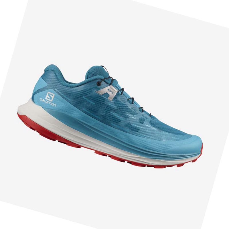 Chaussures Trail Running Salomon ULTRA GLIDE Homme Turquoise | SCNDIVB-01