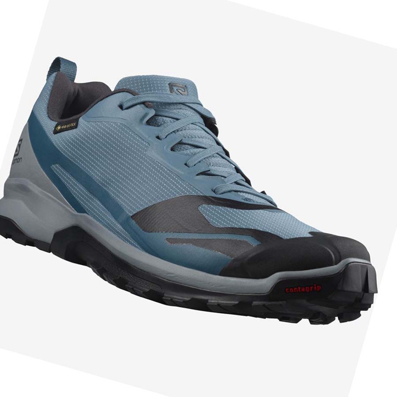 Chaussures Trail Running Salomon XA COLLIDER 2 GORE-TEX Homme Bleu | UPSNKCY-97