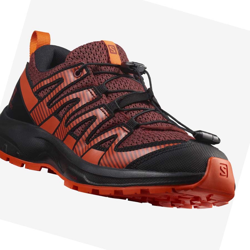 Chaussures Trail Running Salomon XA PRO V8 Enfant Orange | AUIENOS-38