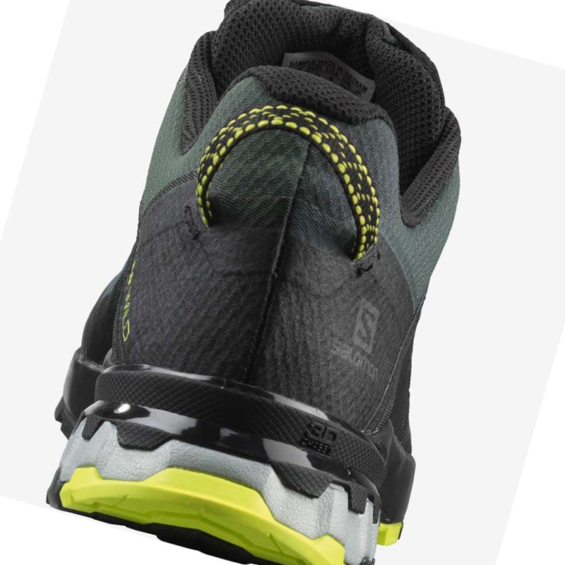 Chaussures Trail Running Salomon XA WILD GORE-TEX Homme Noir Vert Olive | AYFXINW-65