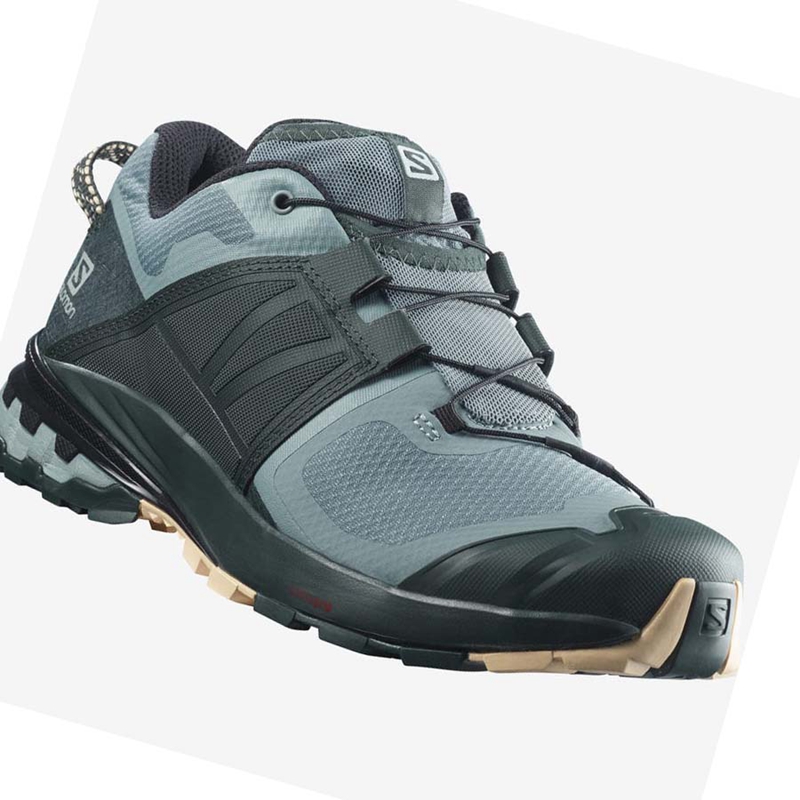 Chaussures Trail Running Salomon XA WILD Femme Bleu | QDSZBEY-48