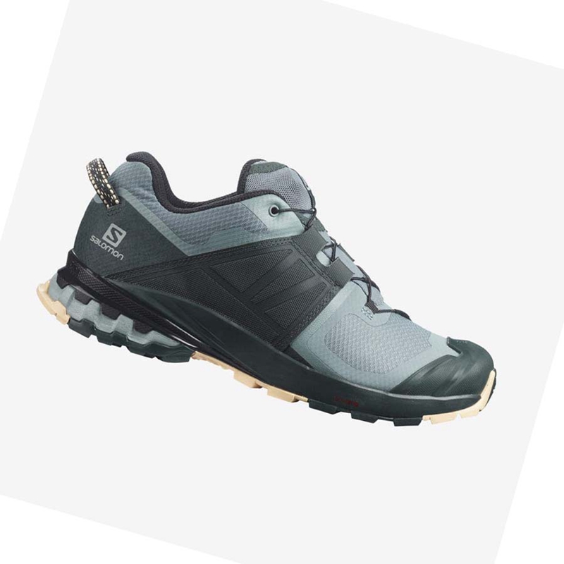 Chaussures Trail Running Salomon XA WILD Femme Bleu | QDSZBEY-48