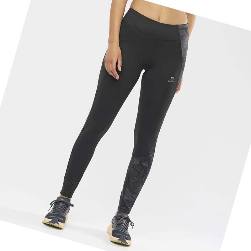 Pantalon Salomon CROSS RUN 28'' Femme Grise | TCFAEZD-28