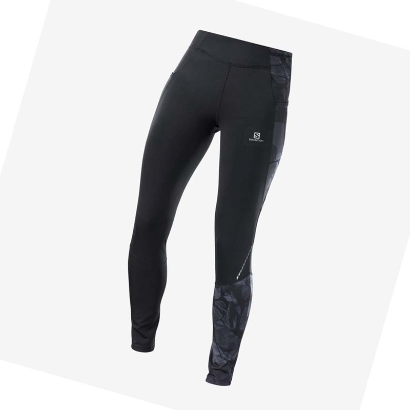 Pantalon Salomon CROSS RUN 28\'\' Femme Grise | TCFAEZD-28