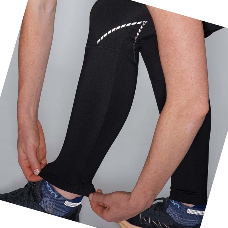 Pantalon Salomon CROSS RUN 28'' Femme Noir | KQRSUFP-45