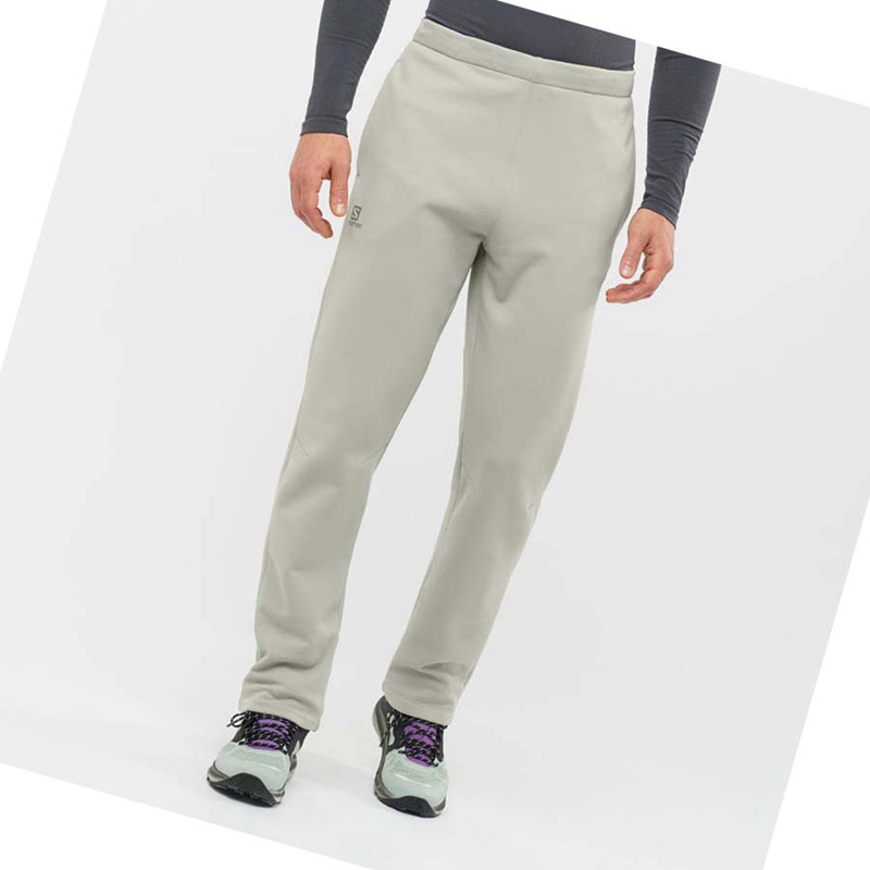 Pantalon Salomon ESSENTIAL WARM FLEECE Homme Beige | DGNRIJO-30