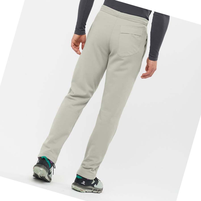 Pantalon Salomon ESSENTIAL WARM FLEECE Homme Beige | DGNRIJO-30