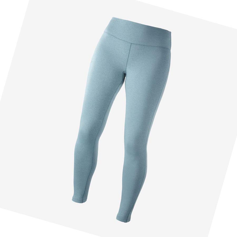 Pantalon Salomon ESSENTIAL WARM Femme Bleu | TJVGWUF-02