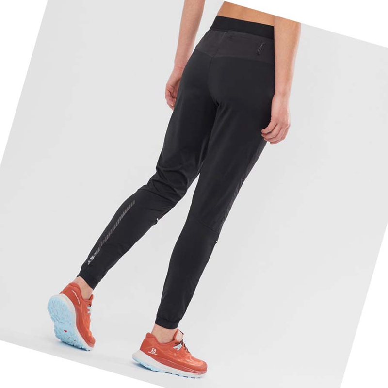 Pantalon Salomon LIGHT SHELL Femme Noir | ZAEWJMY-20