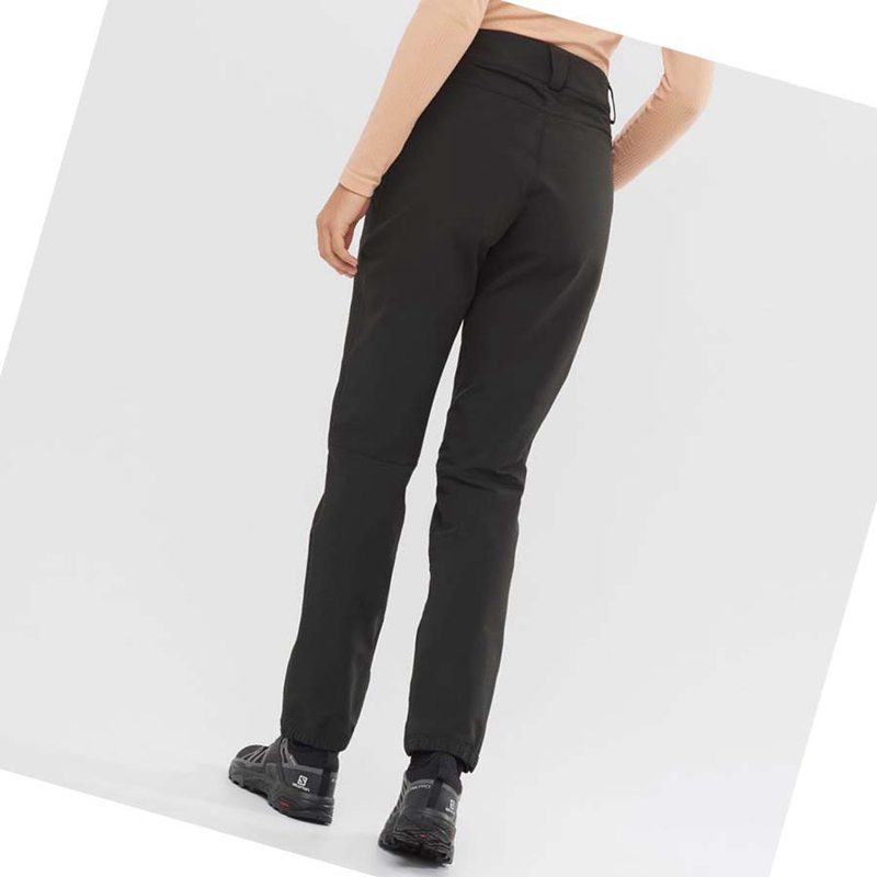 Pantalon Salomon OUTPEAK WARM Femme Noir | PVNOCBQ-87