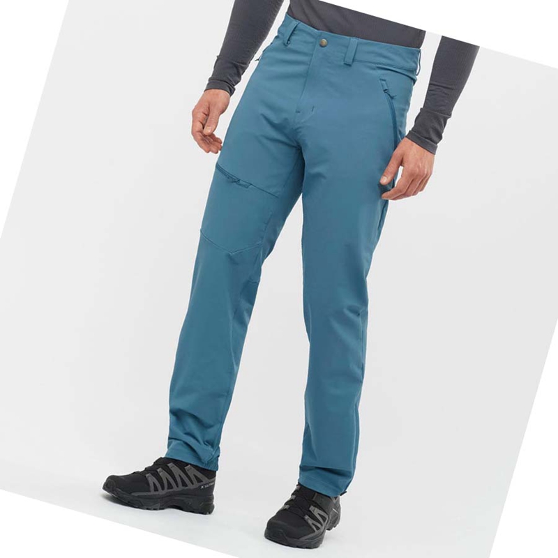 Pantalon Salomon OUTPEAK WARM Homme Bleu | OMADTYZ-67