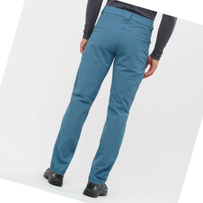 Pantalon Salomon OUTPEAK WARM Homme Bleu | OMADTYZ-67