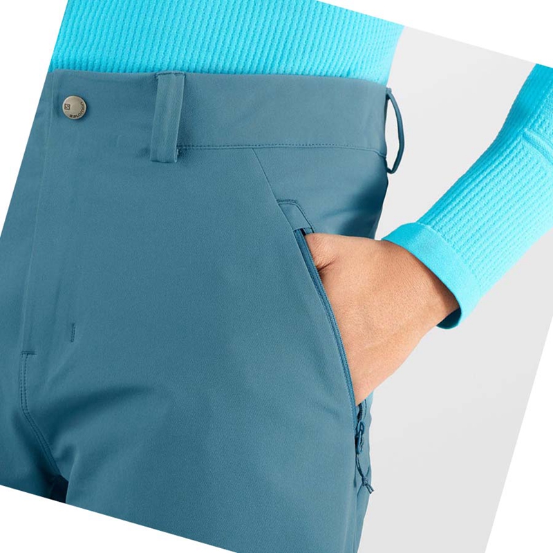 Pantalon Salomon OUTPEAK WARM Homme Bleu | OMADTYZ-67