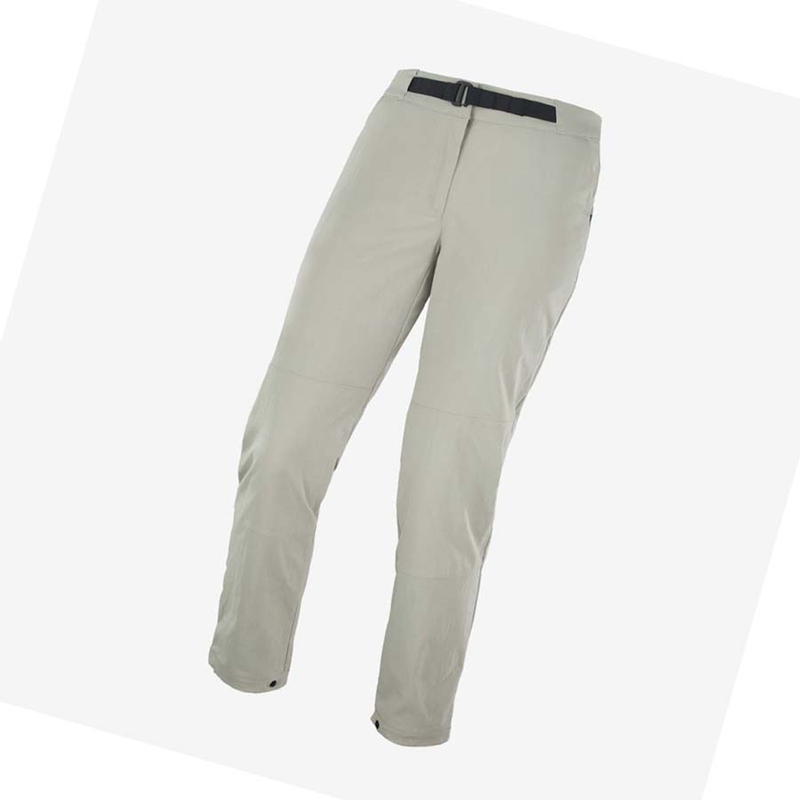 Pantalon Salomon OUTRACK Femme Beige | AUYLDOM-95