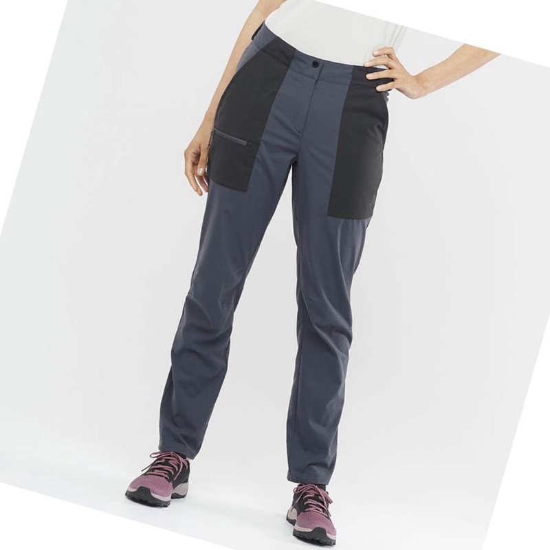 Pantalon Salomon OUTRACK Femme Grise | SANPKMC-81