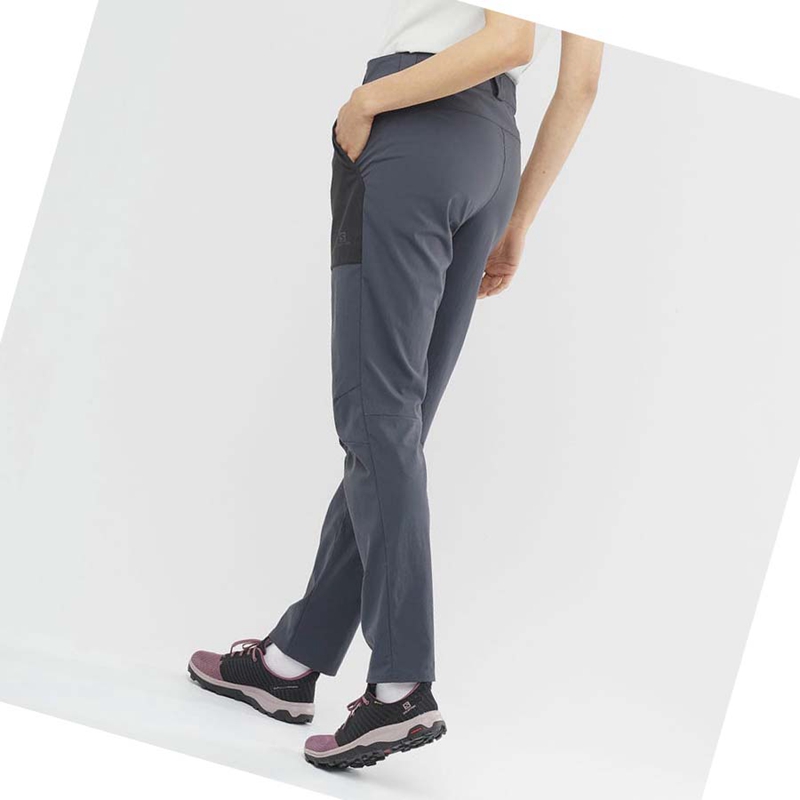 Pantalon Salomon OUTRACK Femme Grise | SANPKMC-81