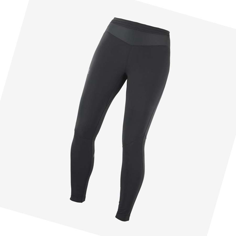 Pantalon Salomon XA WARM Femme Noir | TMCNUGV-19