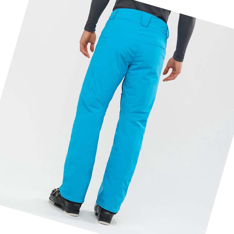 Pantalons De Ski Salomon BRILLIANT Homme Bleu | ERWAUMZ-25