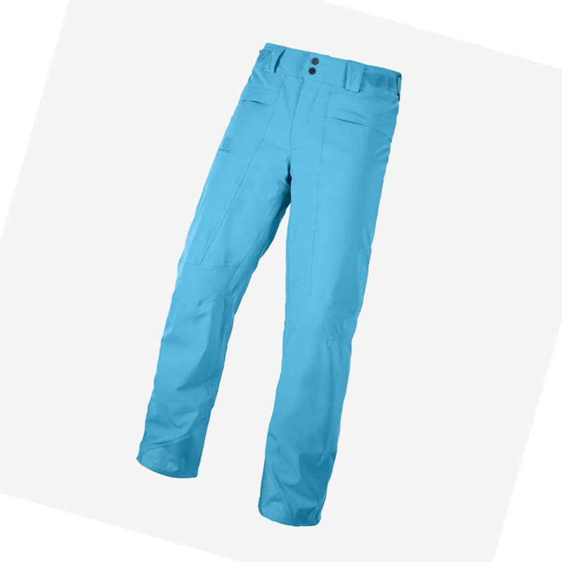 Pantalons De Ski Salomon BRILLIANT Homme Bleu | ERWAUMZ-25