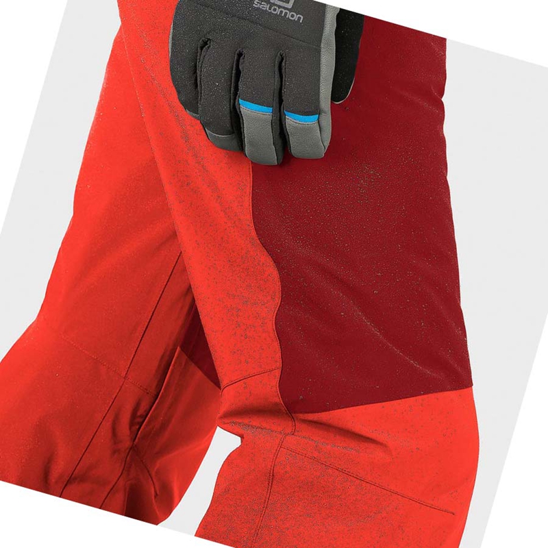 Pantalons De Ski Salomon BRILLIANT Homme Rouge | IPWZGTX-72