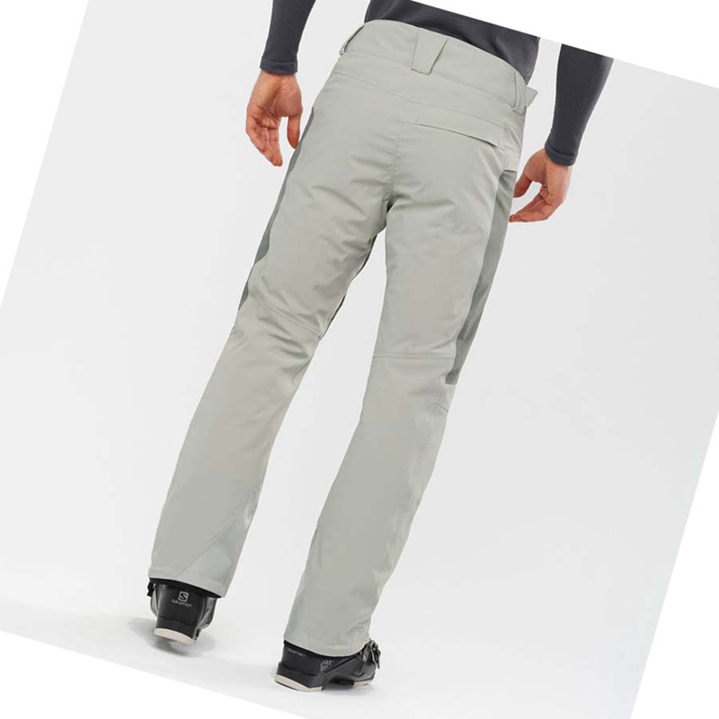 Pantalons De Ski Salomon BRILLIANT Homme Vert Olive | RHDXKQS-04