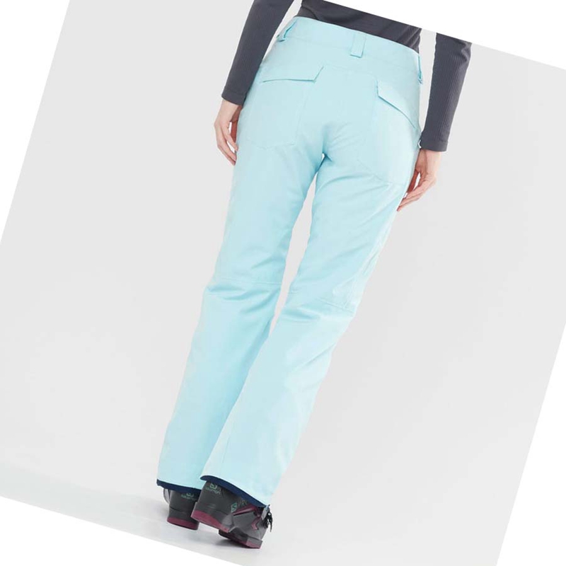 Pantalons De Ski Salomon EDGE Femme Menthe | JXVQDNY-21