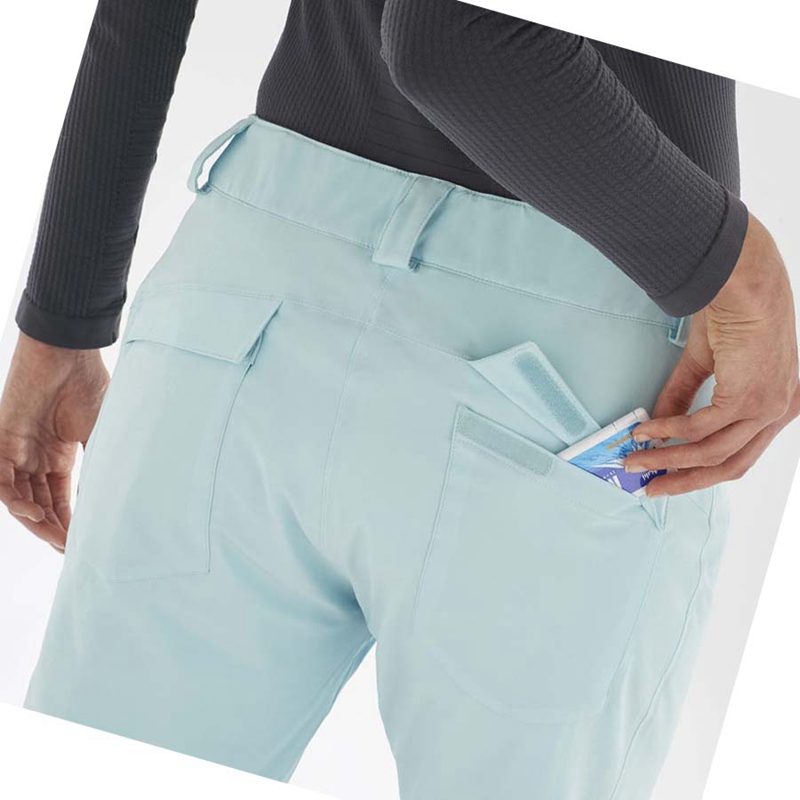 Pantalons De Ski Salomon EDGE Femme Menthe | JXVQDNY-21