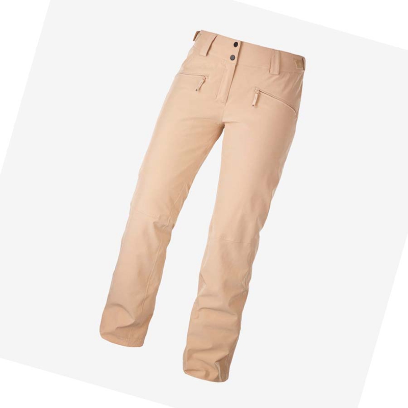 Pantalons De Ski Salomon EDGE Femme Rose | RPNZLAV-59