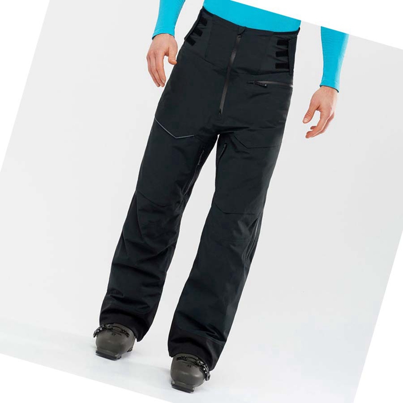 Pantalons De Ski Salomon GRAVITY GORE-TEX Homme Noir | LTSEQYA-93