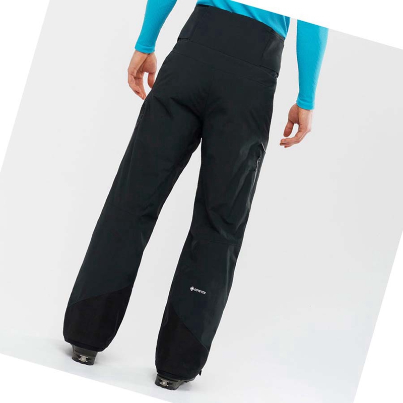 Pantalons De Ski Salomon GRAVITY GORE-TEX Homme Noir | LTSEQYA-93