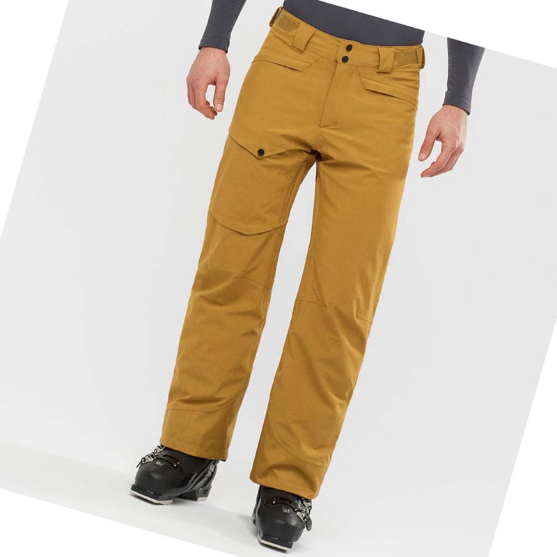 Pantalons De Ski Salomon UNTRACKED Homme Marron | CNTHADW-23