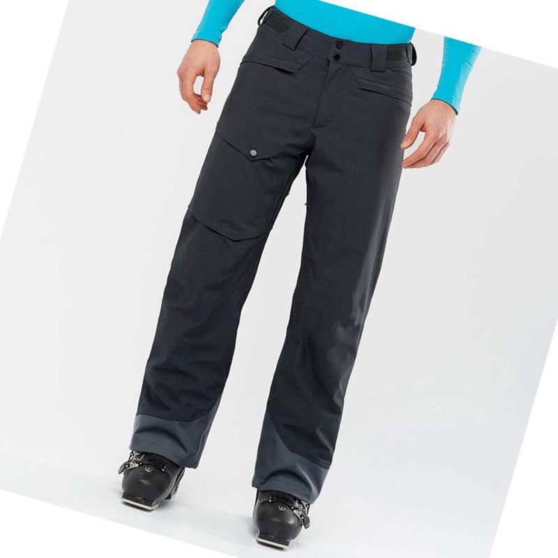 Pantalons De Ski Salomon UNTRACKED Homme Noir | EAWZHMB-40