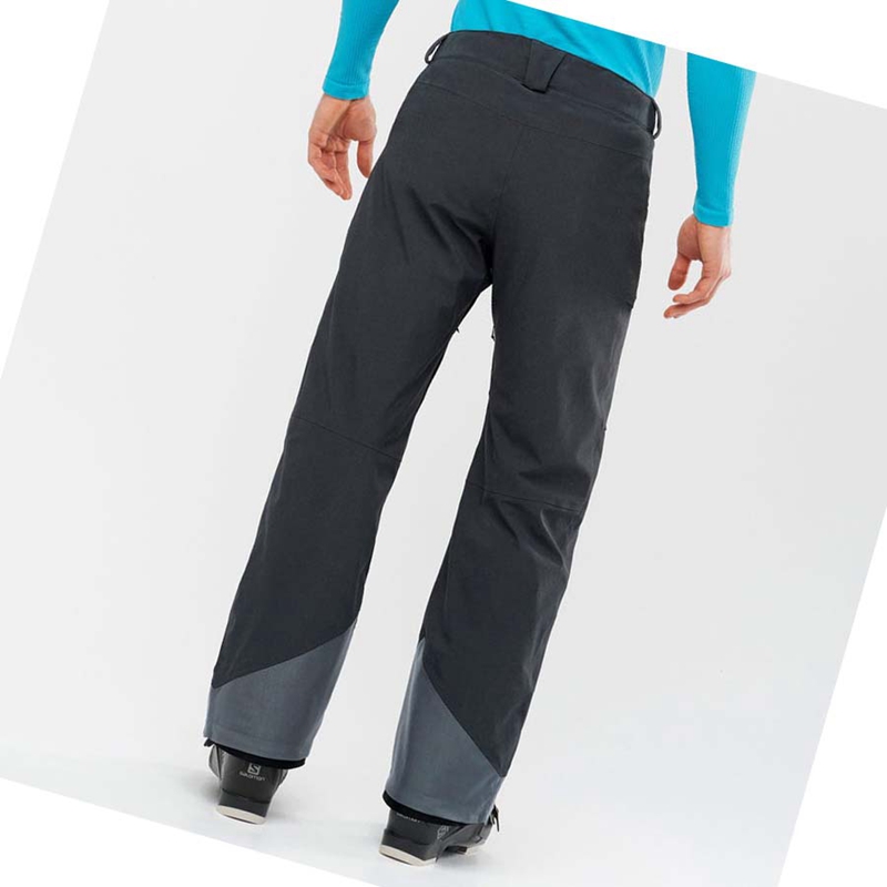 Pantalons De Ski Salomon UNTRACKED Homme Noir | EAWZHMB-40