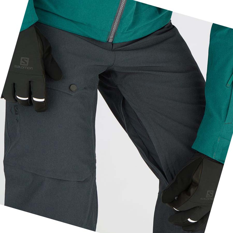 Pantalons De Ski Salomon UNTRACKED Homme Noir | EAWZHMB-40