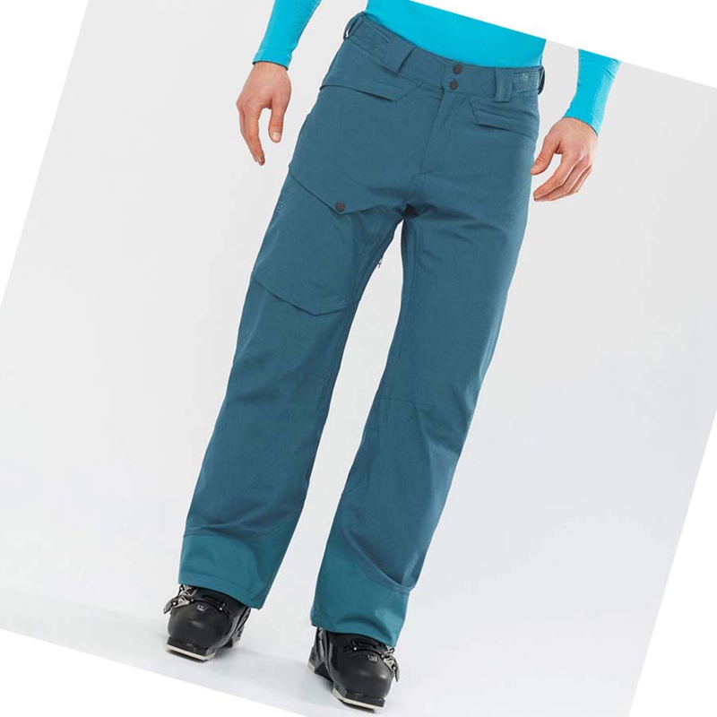 Pantalons De Ski Salomon UNTRACKED Homme Bleu Marine | FSTHZQL-13