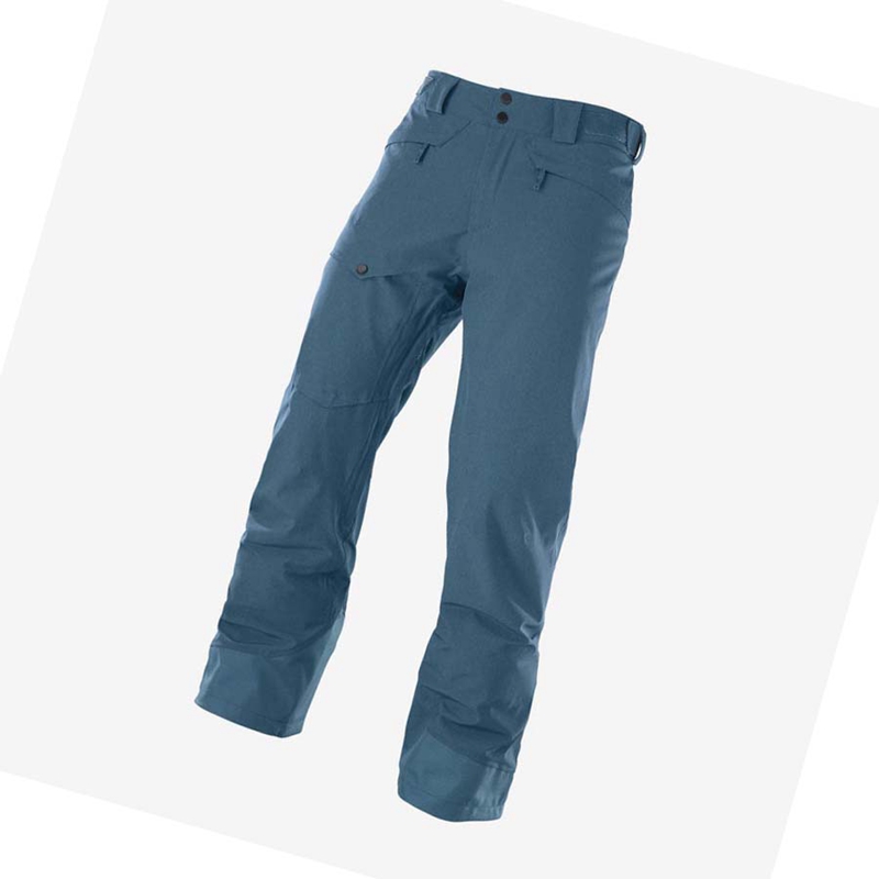 Pantalons De Ski Salomon UNTRACKED Homme Bleu Marine | FSTHZQL-13