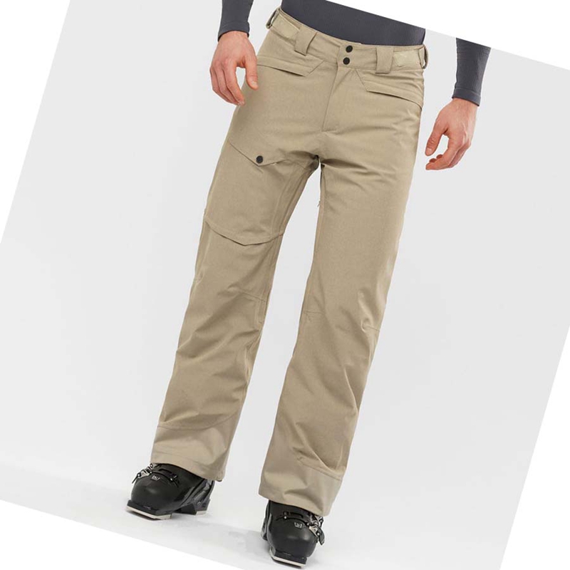 Pantalons De Ski Salomon UNTRACKED Homme Beige | PTBRWZX-41