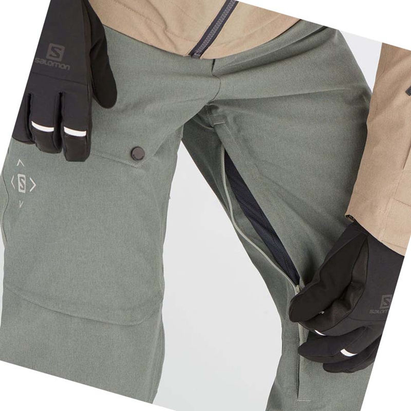 Pantalons De Ski Salomon UNTRACKED Homme Grise | UVYKFHA-15