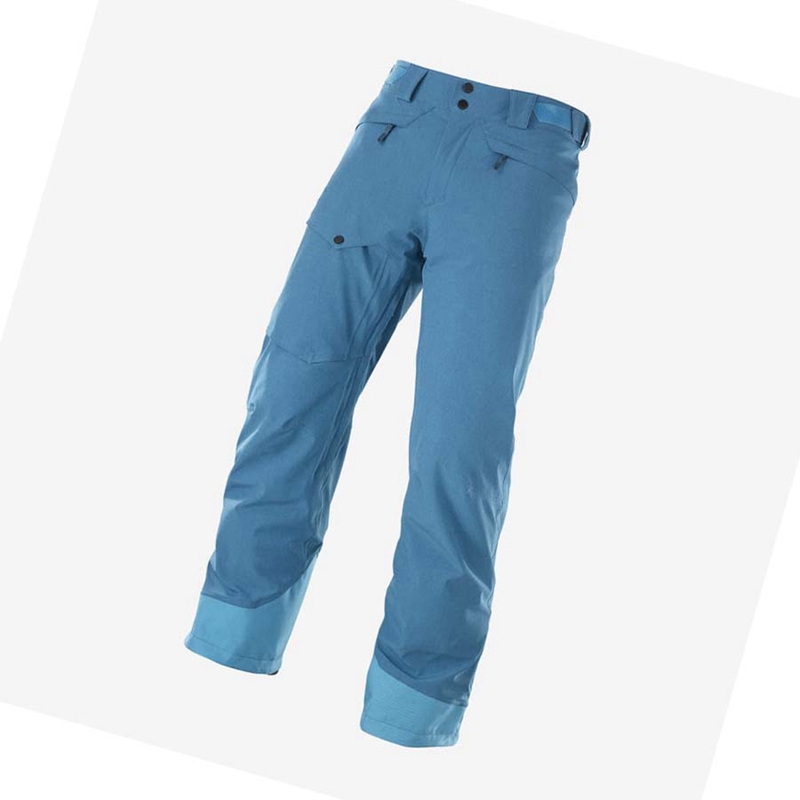 Pantalons De Ski Salomon UNTRACKED Homme Bleu | WBVJRLT-98