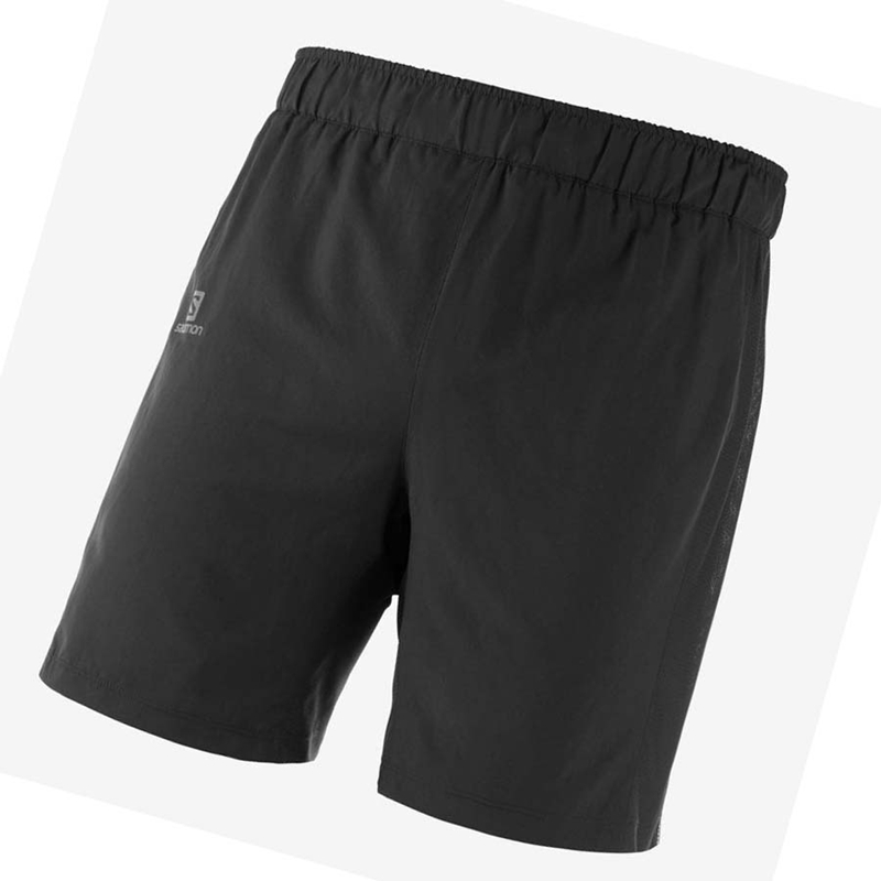 Shorts Salomon AGILE 2IN1 Homme Noir | MAEUWTV-16