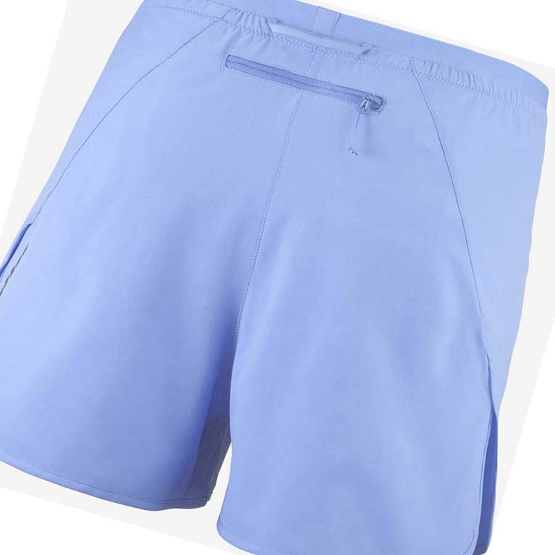 Shorts Salomon CROSS 3'' Femme Bleu | TPKVEXR-95