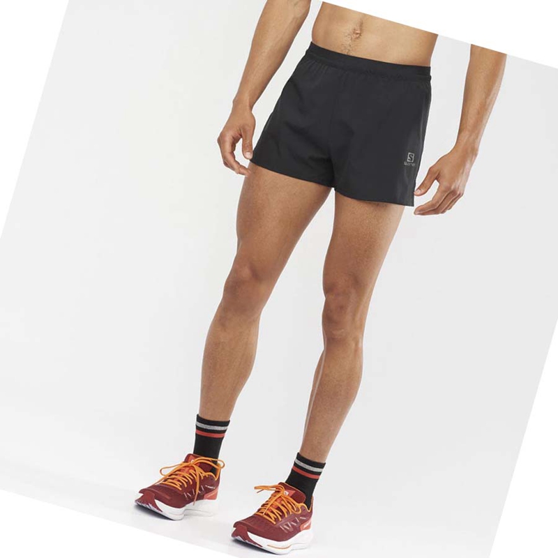 Shorts Salomon CROSS 3'' Homme Noir | WUCVXQD-32