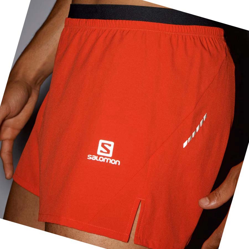 Shorts Salomon CROSS 3'' Homme Orange | LWQRDOP-12