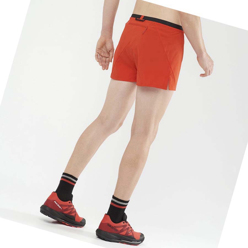 Shorts Salomon CROSS 3'' Homme Orange | LWQRDOP-12