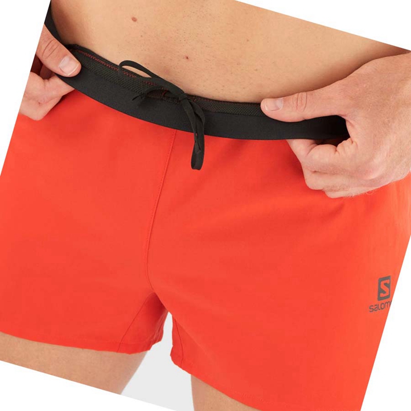 Shorts Salomon CROSS 3'' Homme Orange | LWQRDOP-12