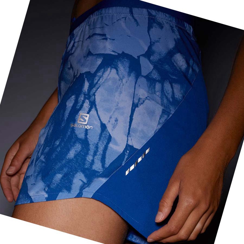 Shorts Salomon CROSS 5'' Femme Menthe | DIGMLYO-59