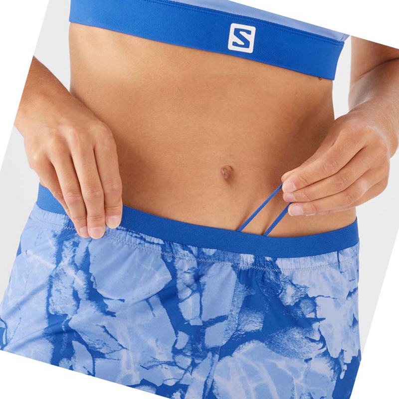 Shorts Salomon CROSS 5'' Femme Menthe | DIGMLYO-59