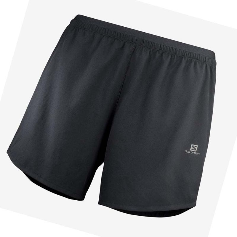 Shorts Salomon CROSS 5\'\' Femme Noir | PFEBQZM-87