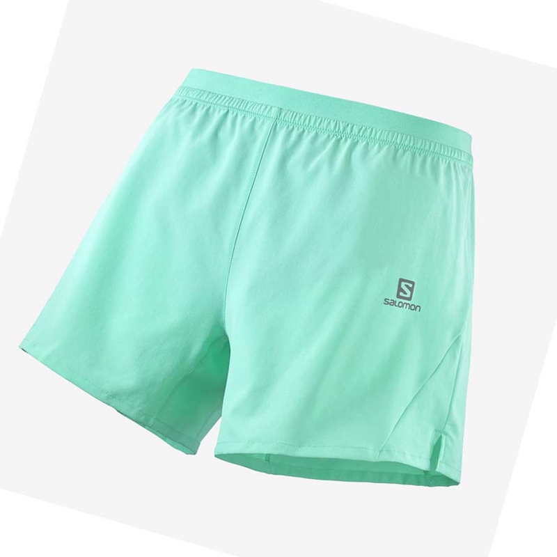 Shorts Salomon CROSS 5\'\' Homme Menthe | LSDVJQR-39